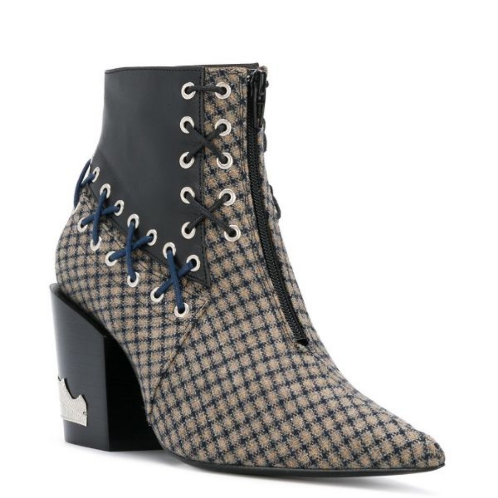 Toga Pulla stitched panel boots